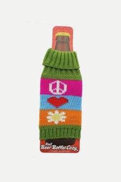 Outlet ❤️ Knit Funky Floral Bottle Cooler Multi ⭐