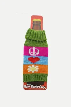 Outlet ❤️ Knit Funky Floral Bottle Cooler Multi ⭐
