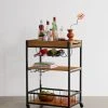 Promo 😍 Frederic Bar Cart Brown ✔️