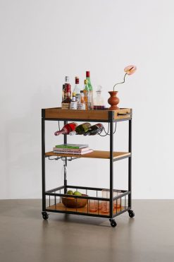 Promo ???? Frederic Bar Cart Brown ✔️