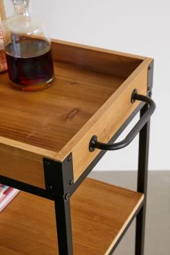 Promo 😍 Frederic Bar Cart Brown ✔️ -MagicLinen Shop unnamed file 710