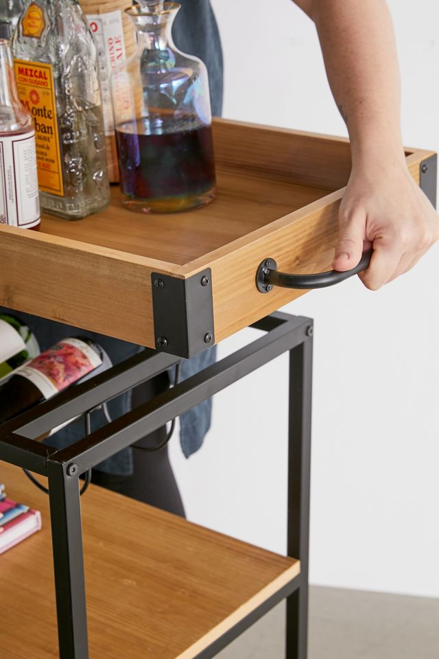 Frederic Bar Cart Promo ???? Frederic Bar Cart Brown ✔️ -MagicLinen Shop unnamed file 711