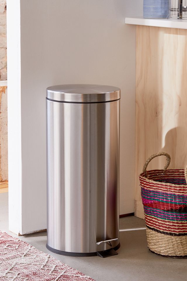 Stainless Steel Round 8 gal Trash Can Deals ???? Stainless Steel Round 8 Gal Trash Can Silver ???? -MagicLinen Shop unnamed file 719
