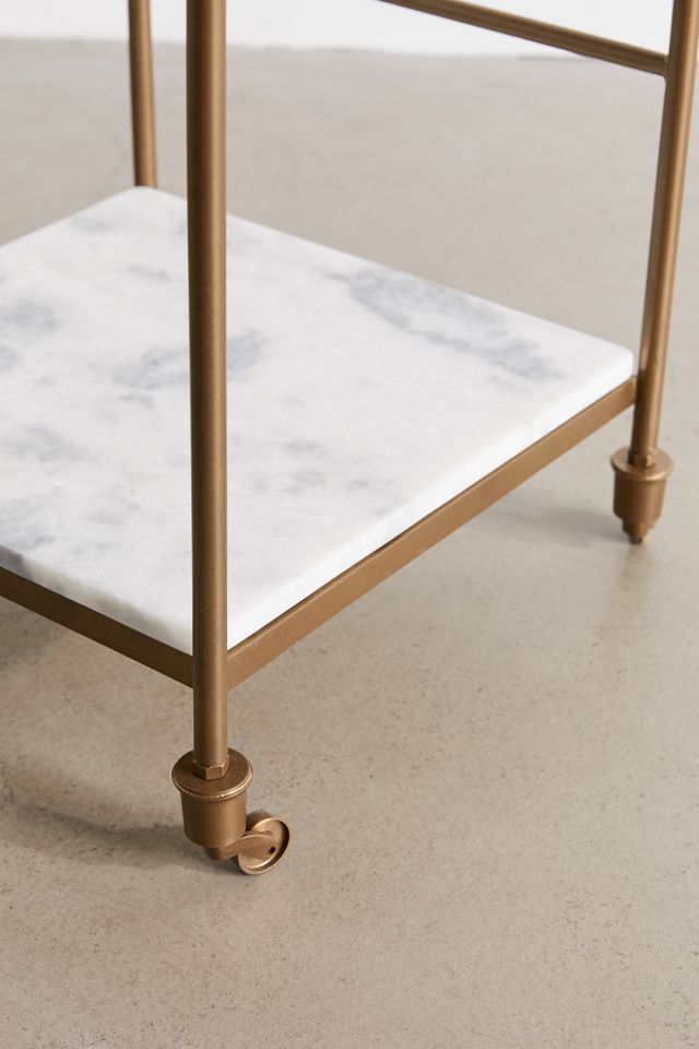 Frances Marble Bar Cart Best deal ???? Frances Marble Bar Cart White ✔️ -MagicLinen Shop unnamed file 726