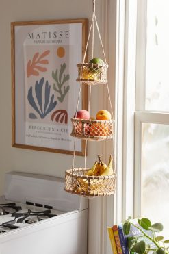 Coupon ???? Three Tier Hanging Basket Natural ????
