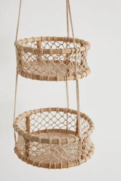 Coupon 🎉 Three Tier Hanging Basket Natural 👏 -MagicLinen Shop unnamed file 735