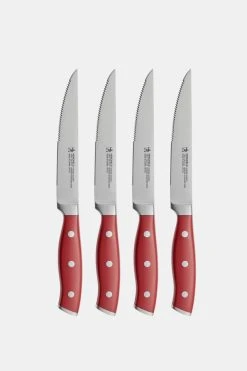 Best Pirce ✔️ Henckels Forged Accent 4-Piece Steak Knife Set Red 🥰 -MagicLinen Shop unnamed file 738