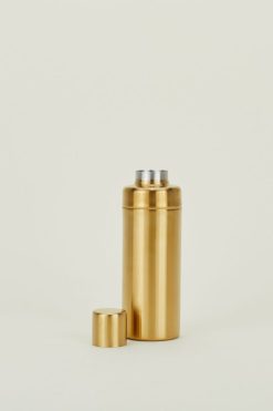 Discount ❤️ Hawkins New York Simple Brass Cocktail Shaker Gold ????