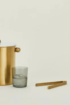 Best Pirce 🥰 Hawkins New York Simple Brass Ice Tongs Gold 🛒