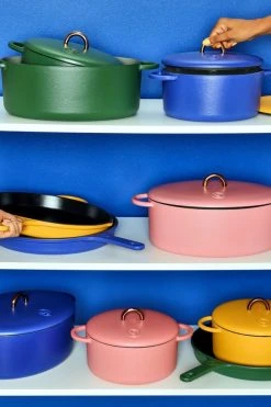 Best Sale 🎁 Great Jones Dutch Baby 3.5-qt Cast-Iron Dutch Oven Mustard ⌛ -MagicLinen Shop unnamed file 822