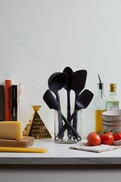 Best Pirce ???? GIR Ultimate 5-Piece Silicone Kitchen Tool Set Black ❤️