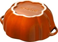 Promo 👍 Staub Ceramic 16-oz Petite Pumpkin Cocotte Burnt Orange 👍 -MagicLinen Shop unnamed file 842
