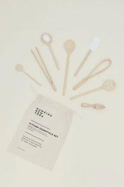 Discount ⭐ Hawkins New York Essential Wooden Kitchen Set Neutral ⌛