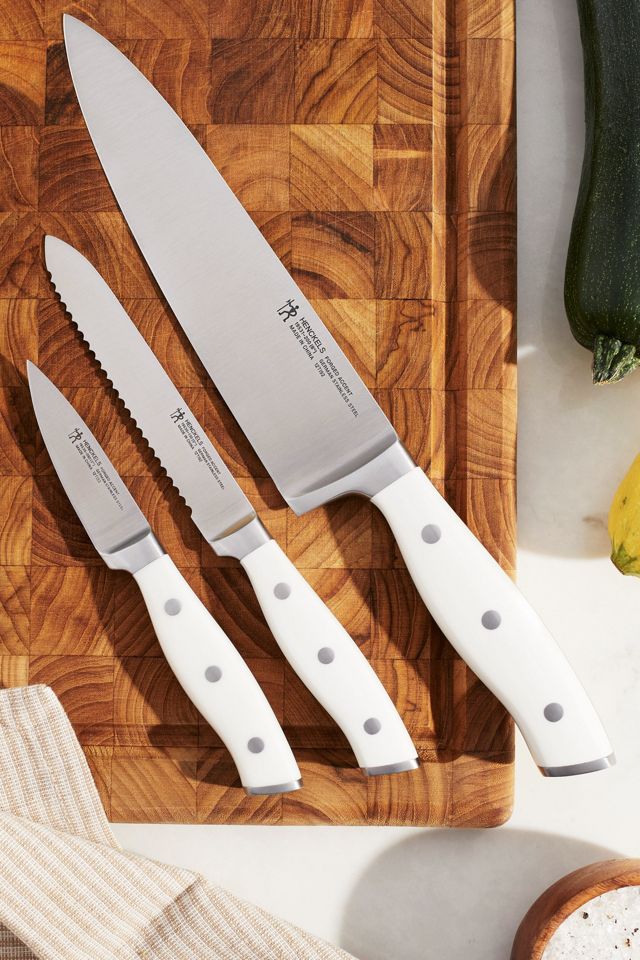 Deals ✔️ Henckels Forged Accent 3-pc Knife Starter Set Stainless Steel ???? 1 Deals ✔️ Henckels Forged Accent 3-pc Knife Starter Set Stainless Steel ????