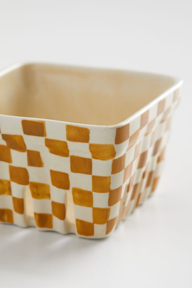 Hot Sale ???? Pax Checkerboard Berry Colander Dish Cream ???? 3 Hot Sale ???? Pax Checkerboard Berry Colander Dish Cream ???? - Image 3