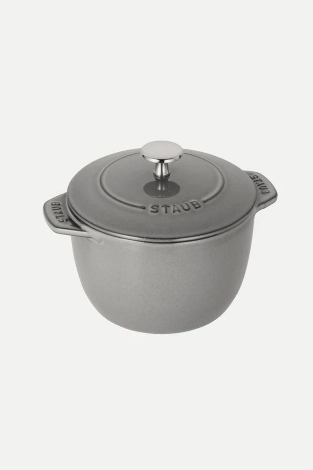Brand new ๐ Staub Cast Iron 1.5-qt Petite French Oven Graphite Grey โจ 1 Brand new ๐ Staub Cast Iron 1.5-qt Petite French Oven Graphite Grey โจ