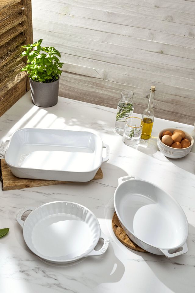 Staub Ceramics 3-pc Mixed Baking Dish Set Brand new ✔️ Staub Ceramics 3-pc Mixed Baking Dish Set White ???? -MagicLinen Shop unnamed file 959