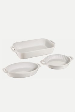 Brand new ✔️ Staub Ceramics 3-pc Mixed Baking Dish Set White ???? 2 Brand new ✔️ Staub Ceramics 3-pc Mixed Baking Dish Set White ???? -MagicLinen Shop unnamed file 961