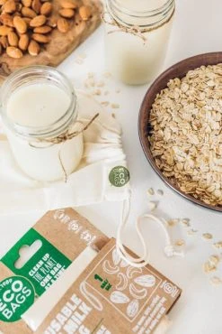 Best reviews of 🎁 ECOBAGS 100% Organic Cotton Reusable Nut Milk Bag Natural 😍