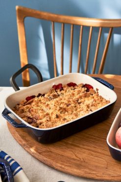 Best Sale ???? Staub Ceramic 13-inch X 9-inch Rectangular Baking Dish Dark Blue ✨ -MagicLinen Shop unnamed file 980