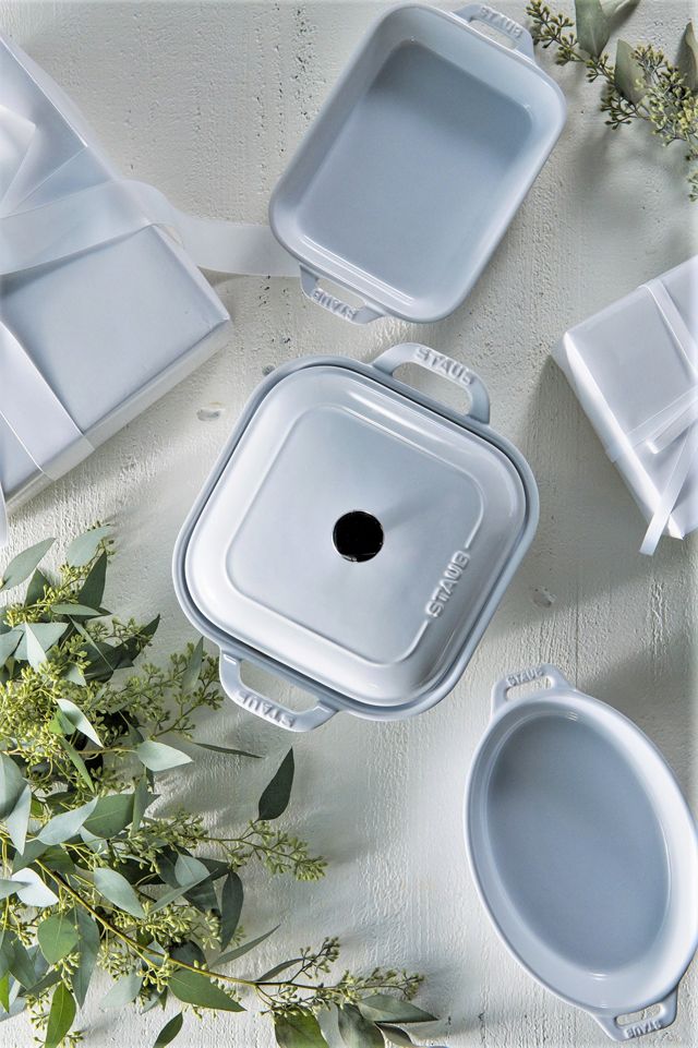 Staub Ceramics 4-pc Baking Dish Set Best reviews of ???? Staub Ceramics 4-pc Baking Dish Set White β -MagicLinen Shop unnamed file 986