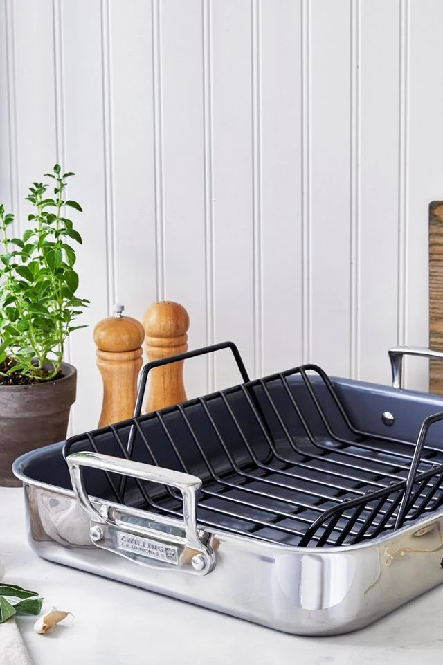 Best Sale ๐ ZWILLING Stainless Steel Ceramic Nonstick Roasting Pan Stainless Steel ๐ 1 Best Sale ๐ ZWILLING Stainless Steel Ceramic Nonstick Roasting Pan Stainless Steel ๐