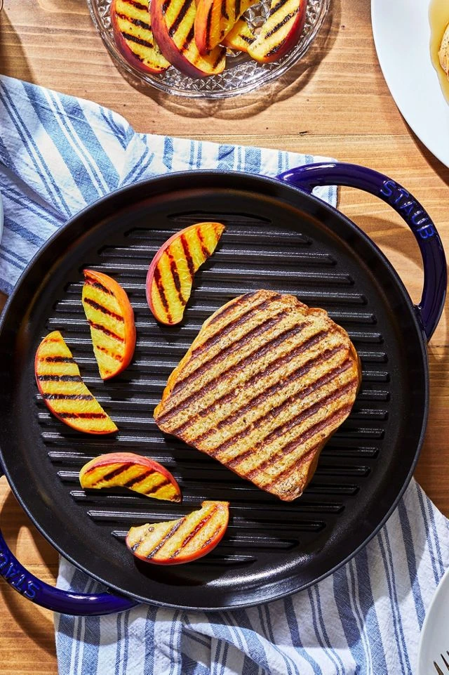 Outlet ๐ Staub Cast Iron 10-inch Pure Grill Dark Blue ๐ 1 Outlet ๐ Staub Cast Iron 10-inch Pure Grill Dark Blue ๐