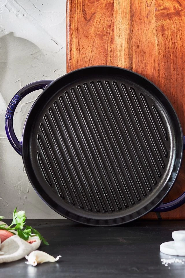 Outlet ๐ Staub Cast Iron 10-inch Pure Grill Dark Blue ๐ 2 Outlet ๐ Staub Cast Iron 10-inch Pure Grill Dark Blue ๐ - Image 2